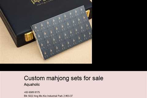 custom mahjong sets for sale