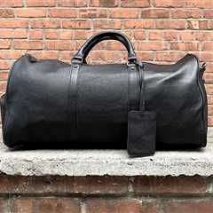 The Best Black Leather Duffel Bag