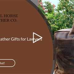 Legal Luxe: Leather Gifts for Lawyers