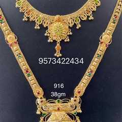 *💫SRI VEERABADRA JEWLLERS*💫  💫Long Chain set 916 38gm in 22 karat Gold 💫   • DM👉🏻📞9573422434 ..